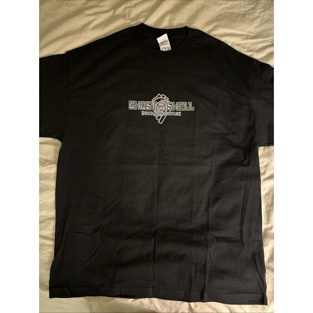 Ghost In The Shell Stand Alone Complex T Shirt Size Manga Anime XL BLACK USA - Picture 3 of 6